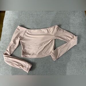 Smoothiez by Aerie Off shoulder longsleeve